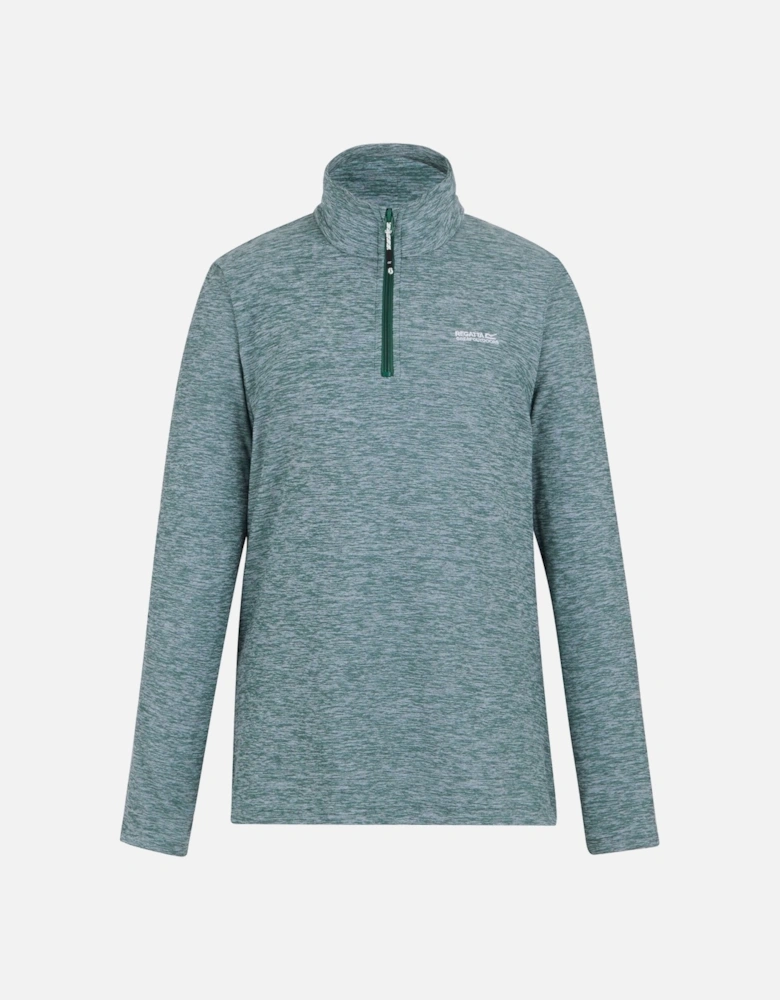 Womens/Ladies Sweetheart Quarter Zip Fleece Top