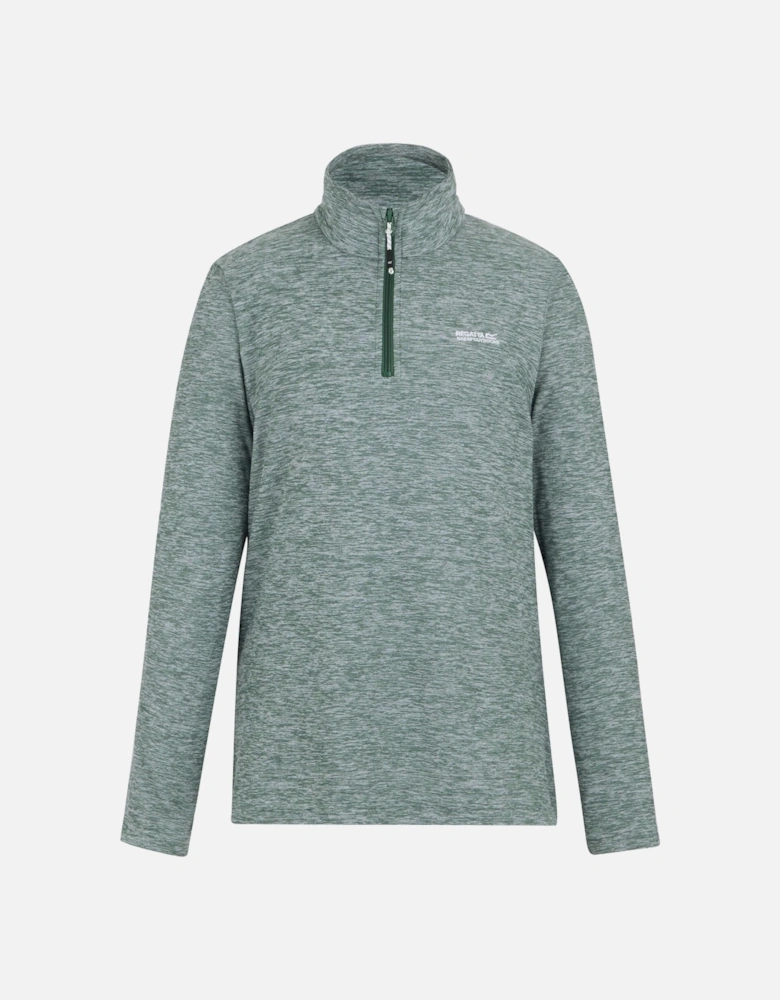 Womens/Ladies Sweetheart Quarter Zip Fleece Top