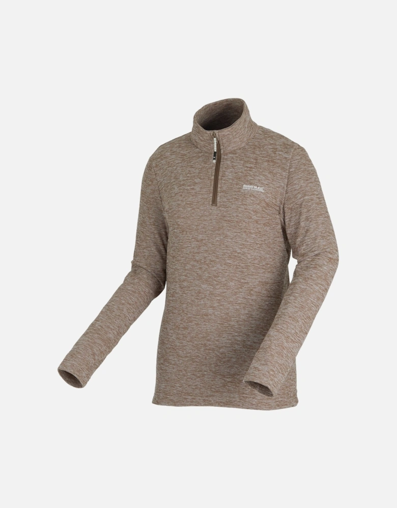 Womens/Ladies Sweetheart Quarter Zip Fleece Top