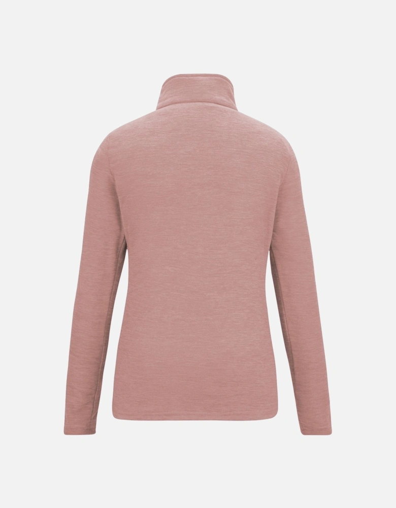 Womens/Ladies Sweetheart Quarter Zip Fleece Top