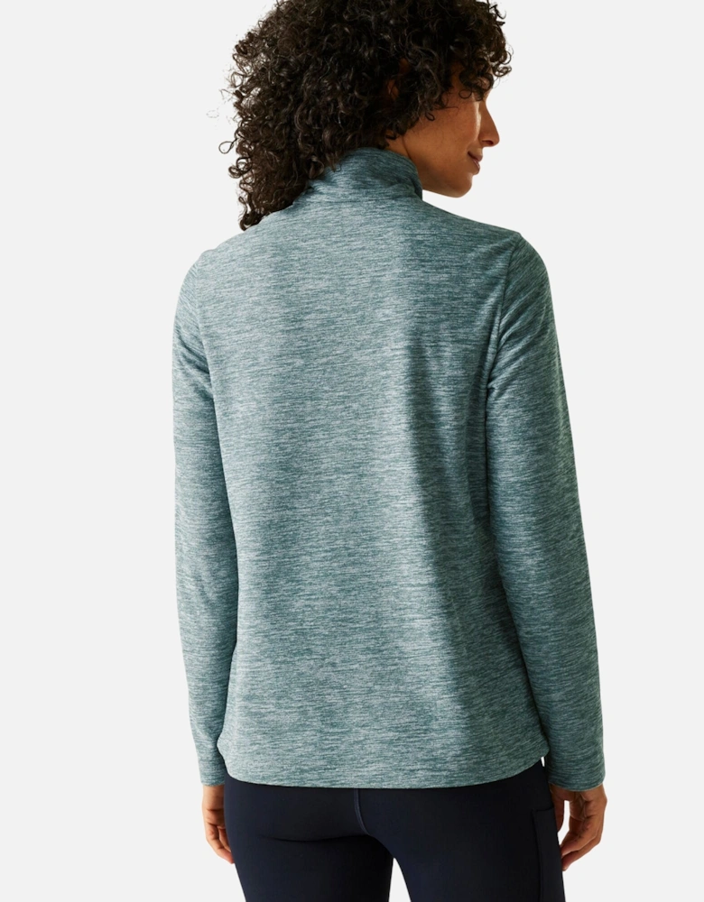 Womens/Ladies Sweetheart Quarter Zip Fleece Top