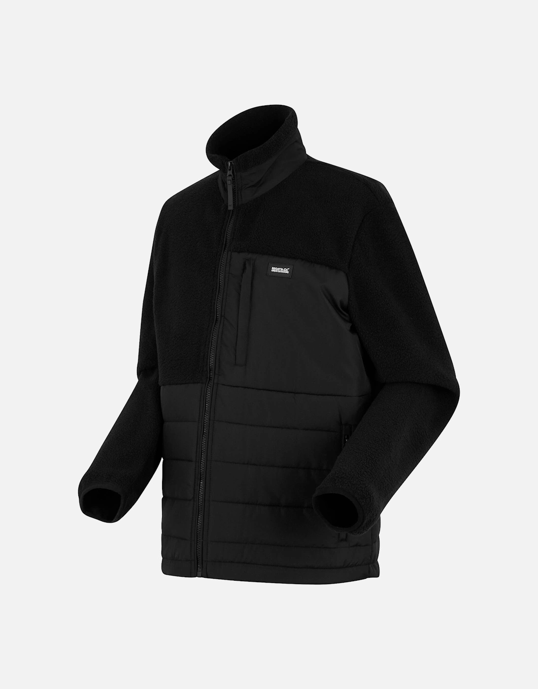 Mens Frankie Borg Full Zip Hybrid Jacket