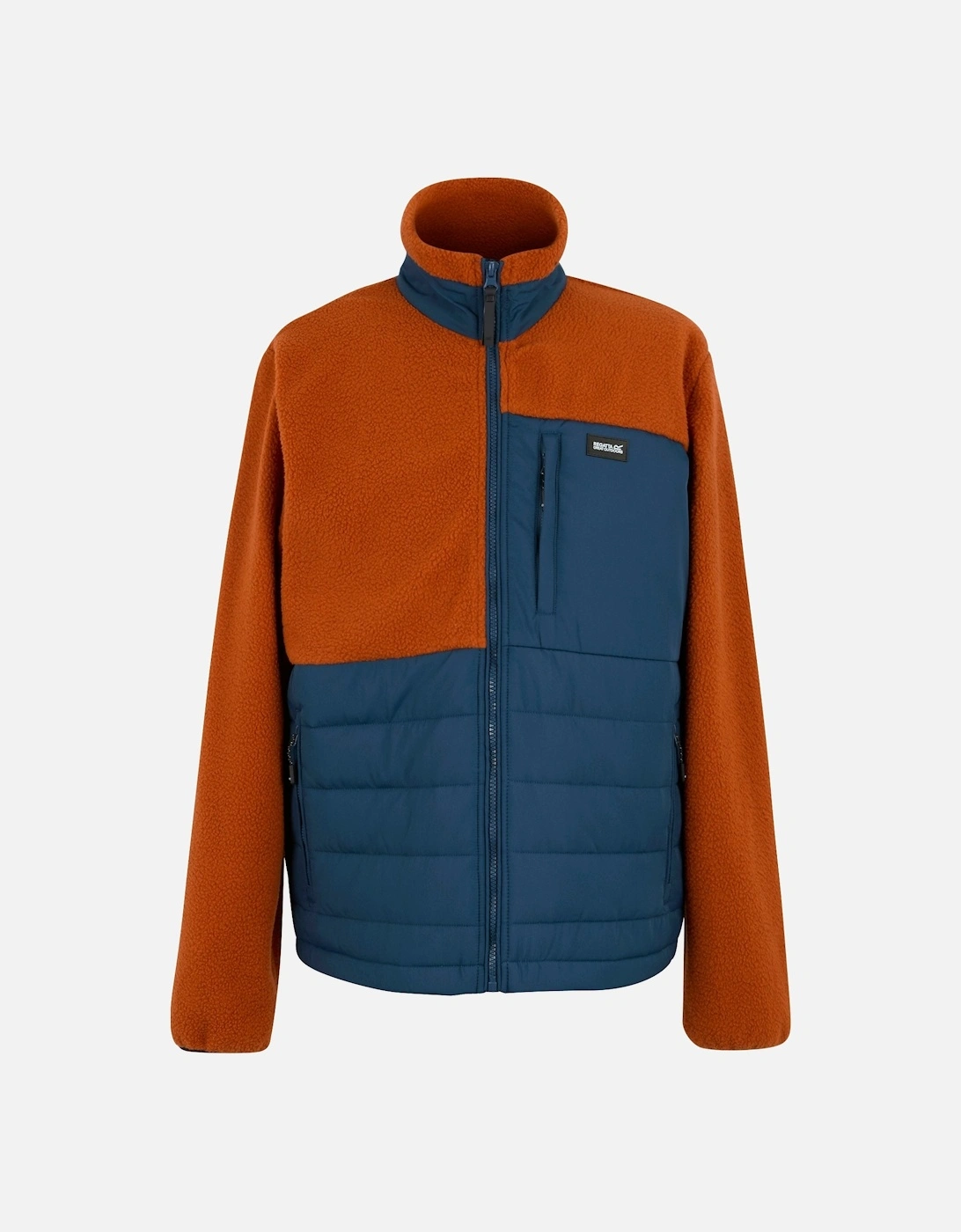 Mens Frankie Borg Full Zip Hybrid Jacket, 6 of 5