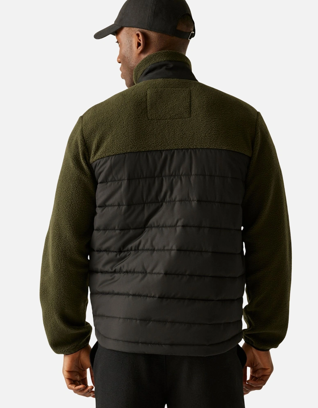 Mens Frankie Borg Full Zip Hybrid Jacket