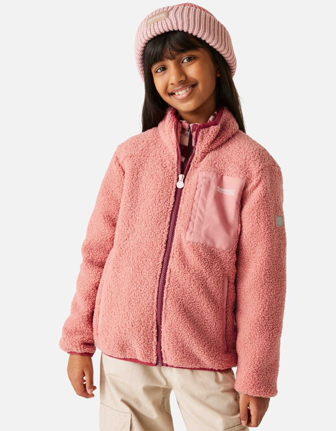 Childrens/Kids Frankie Full Zip Fleece Jacket