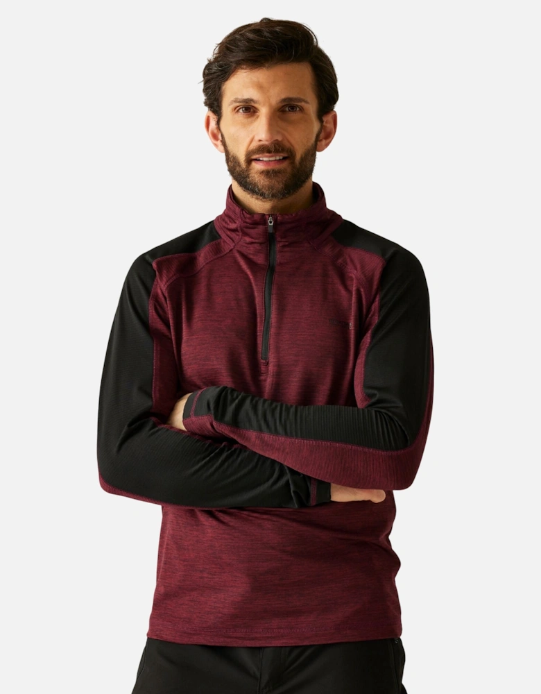 Mens Hepley Half Zip Fleece Jacket