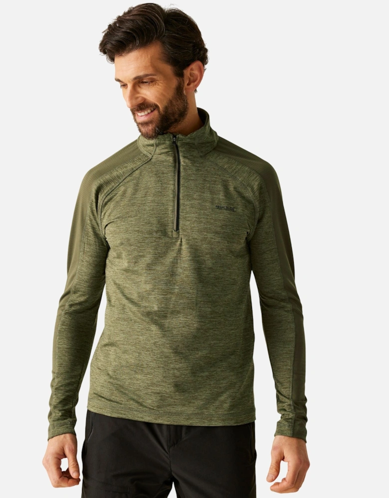 Mens Hepley Half Zip Fleece Jacket