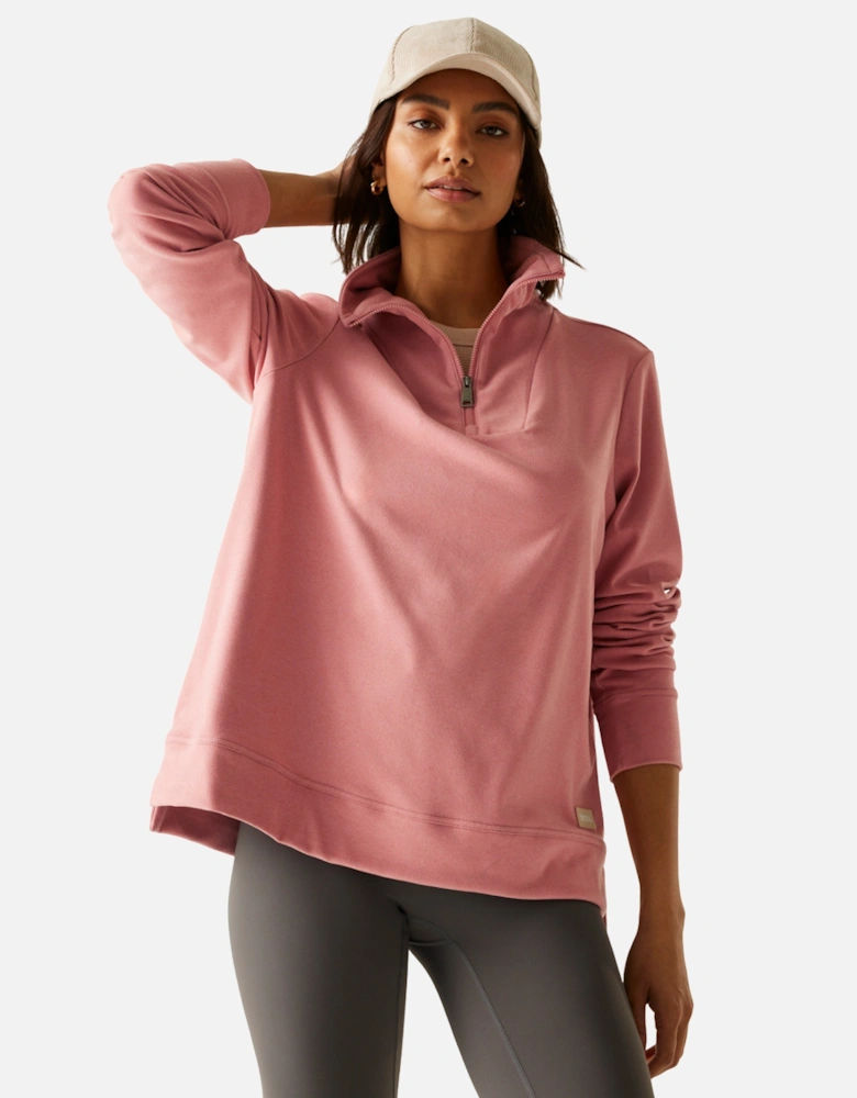 Womens/Ladies Demmi Quarter Zip Fleece Top