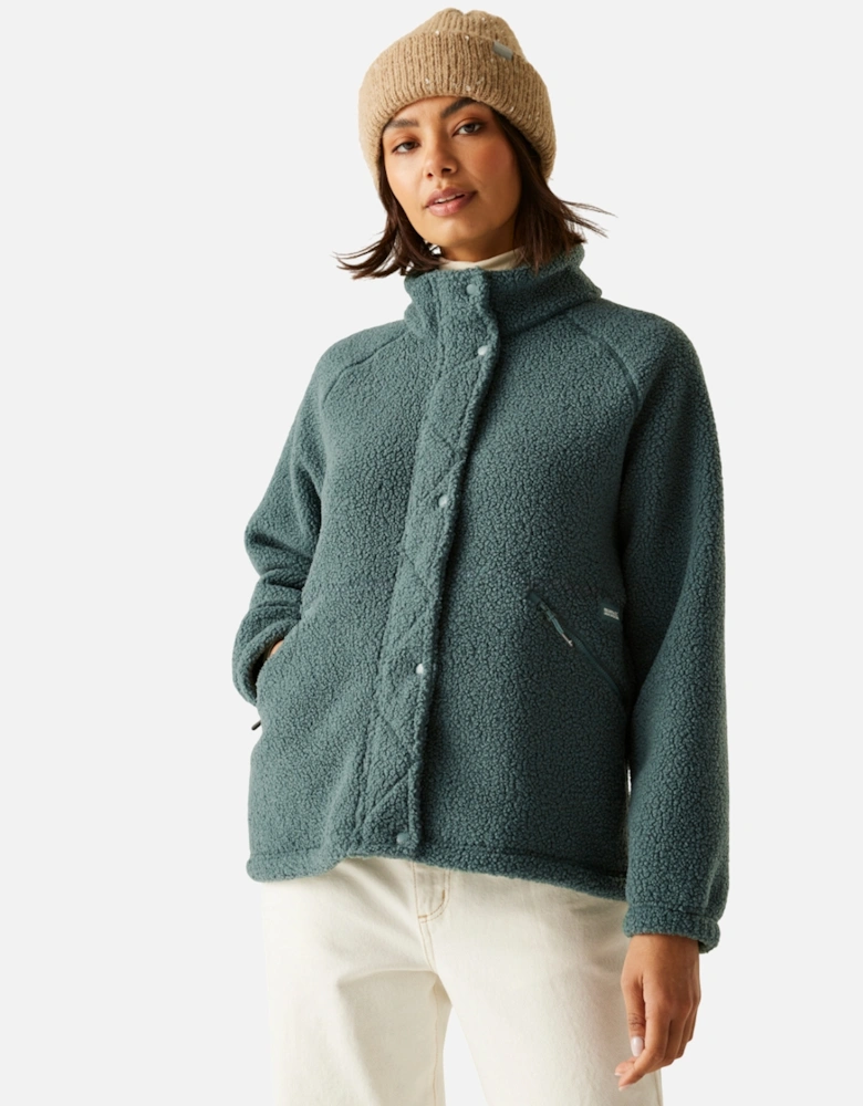 Womens/Ladies Emilica Borg Full Zip Fleece Jacket