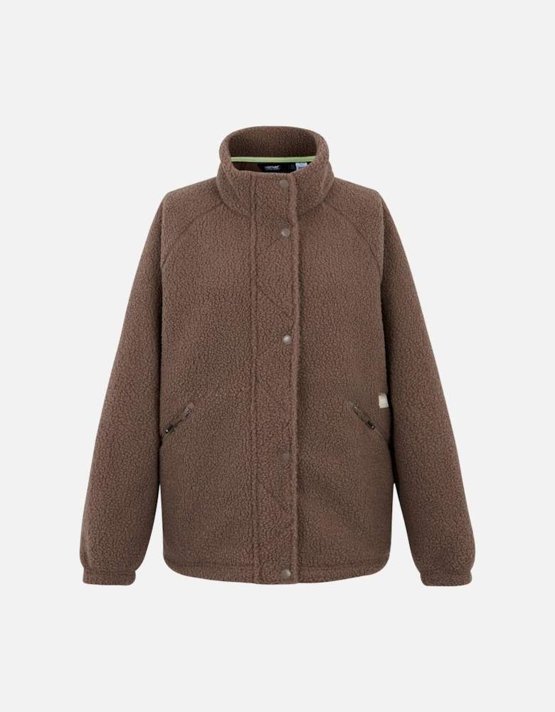 Womens/Ladies Emilica Borg Full Zip Fleece Jacket