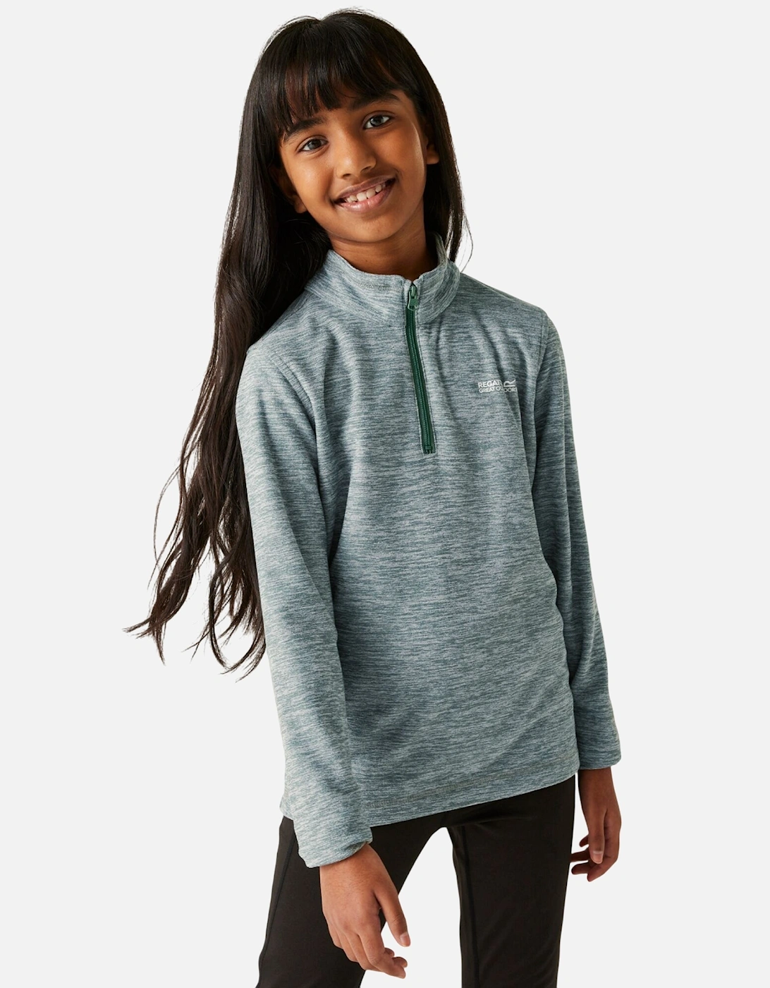 Childrens/Kids Hot Shot Quarter Zip Fleece Top