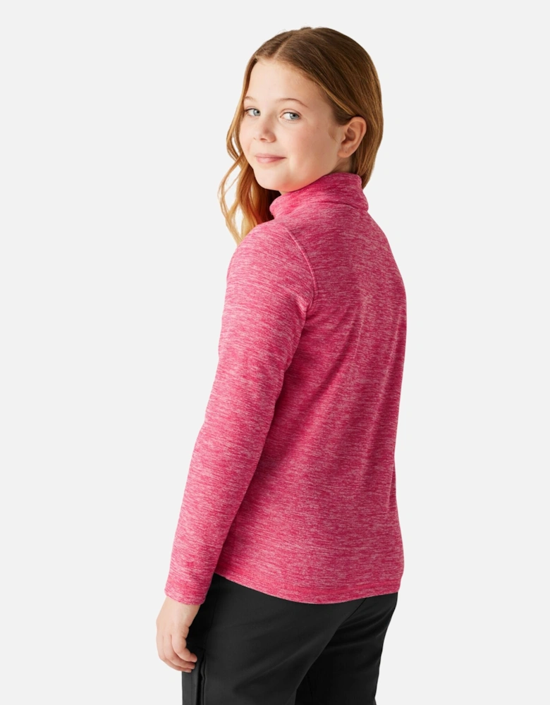 Childrens/Kids Hot Shot Quarter Zip Fleece Top