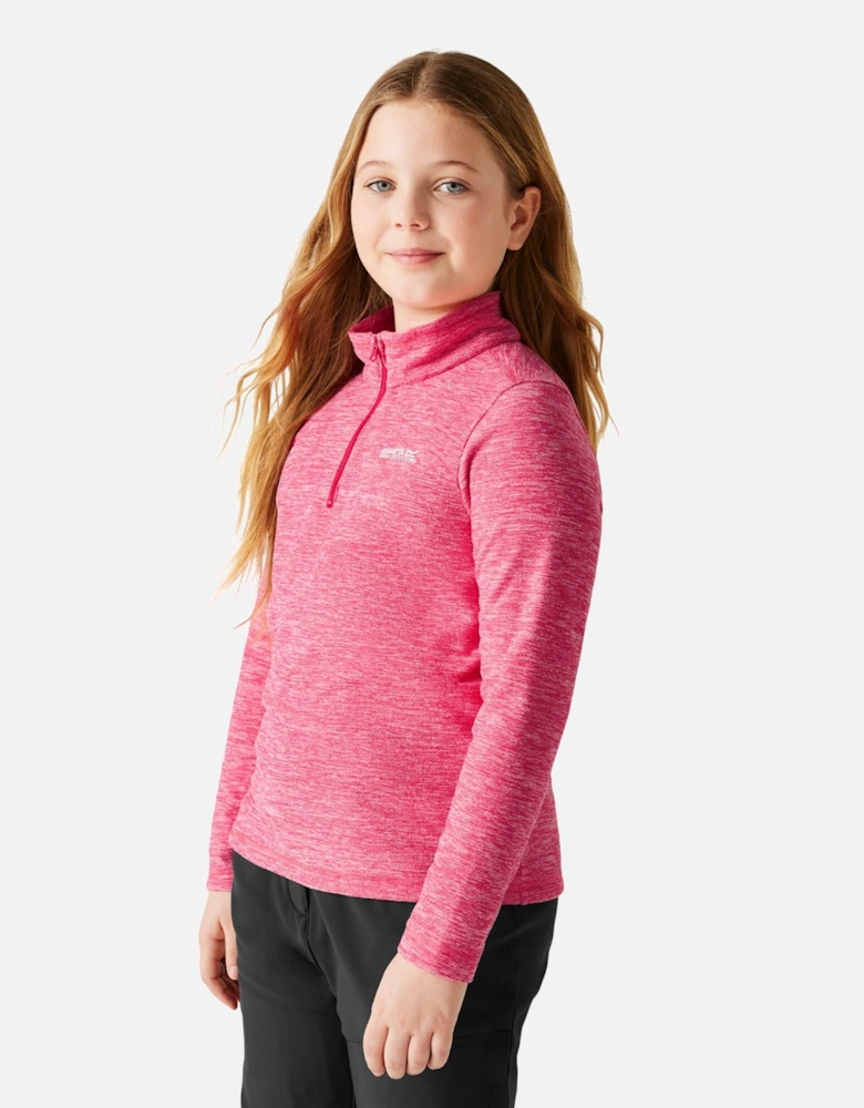 Childrens/Kids Hot Shot Quarter Zip Fleece Top