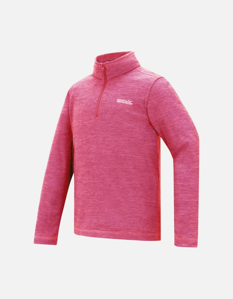Childrens/Kids Hot Shot Quarter Zip Fleece Top