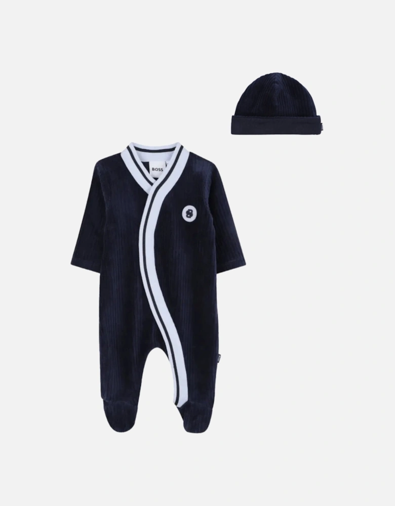 BOSS NAVY BABYGROW J52531