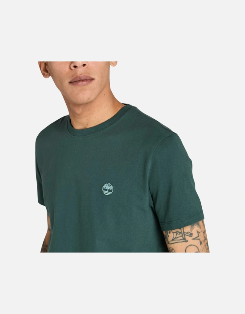 Mens T Shirts Classic Logo Summer Crew Neck Dunstan River Tops New