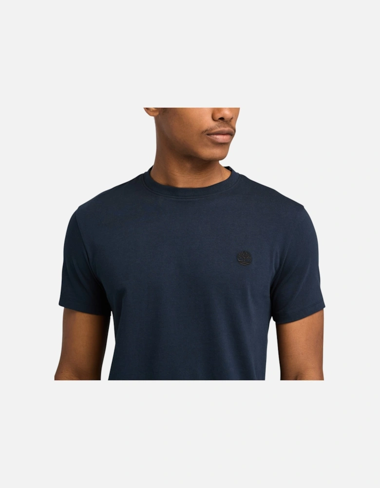 Mens T Shirts Classic Logo Summer Crew Neck Dunstan River Tops New