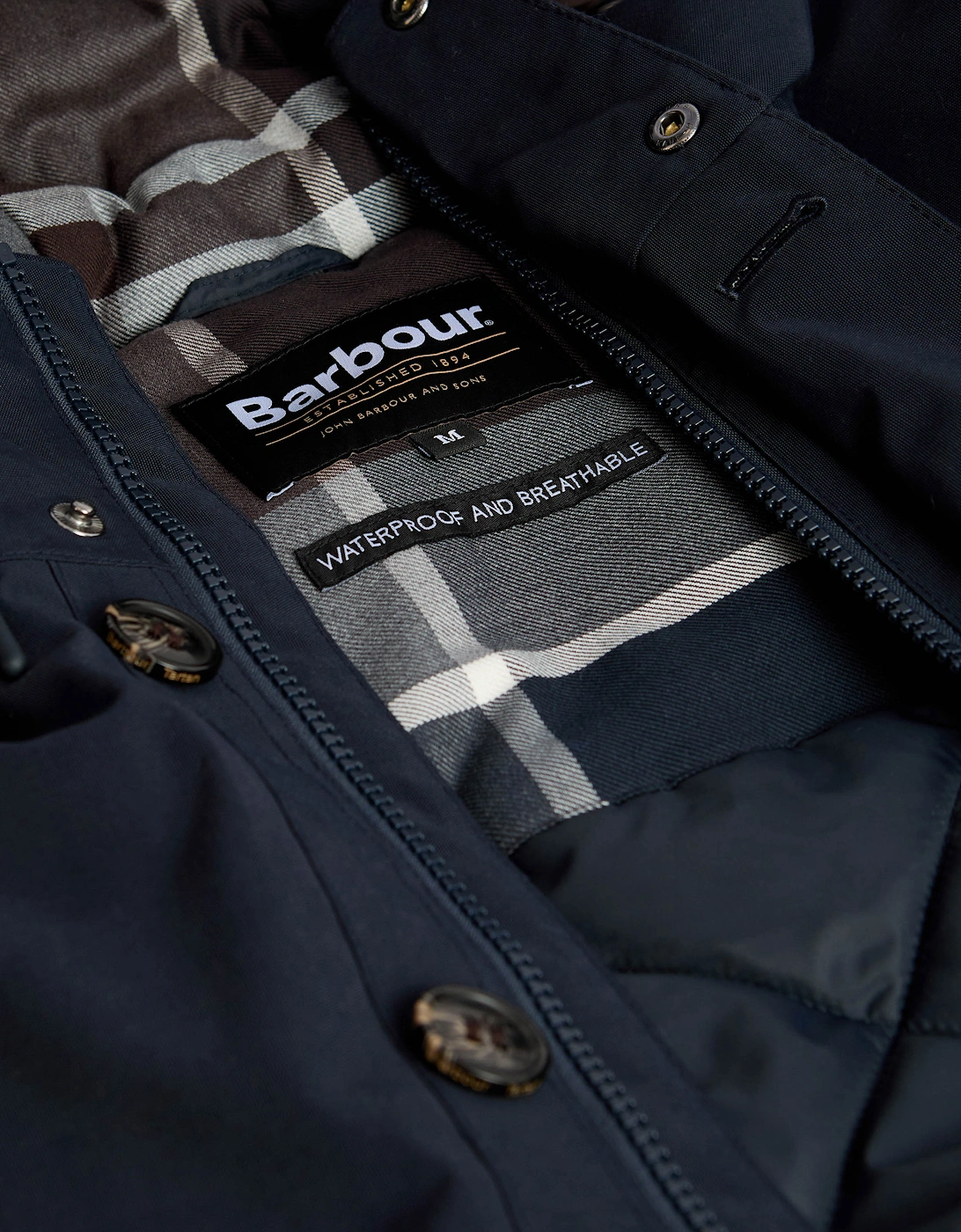 Winter Beaufort Mens Waterproof Parka - Navy