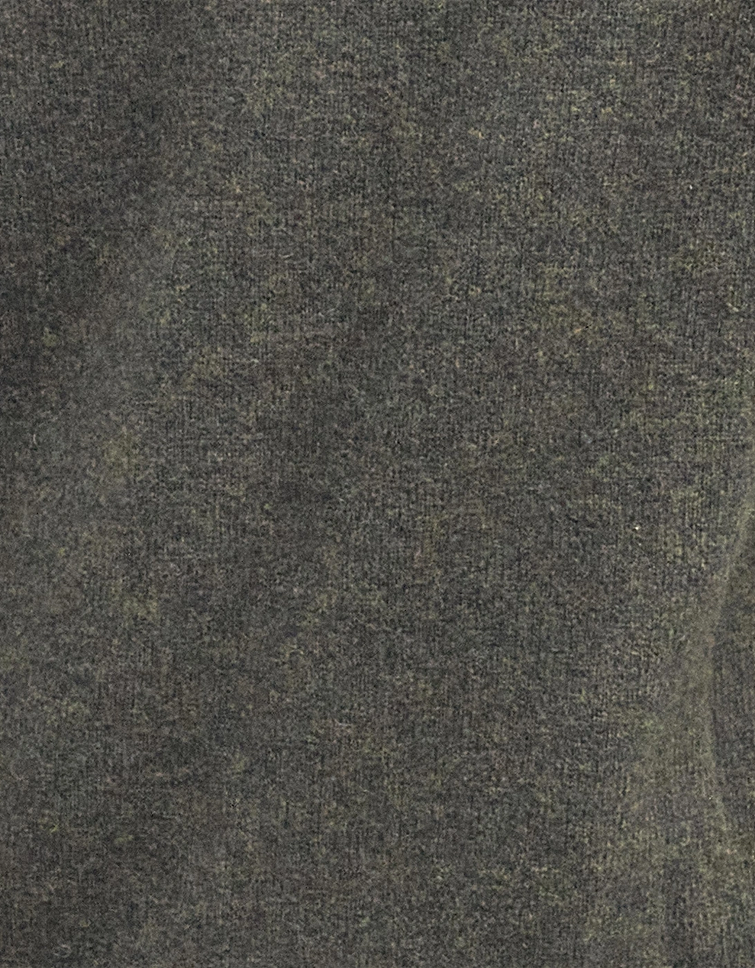 Patch Buttoned Full-Zip Mens Knit - Seaweed