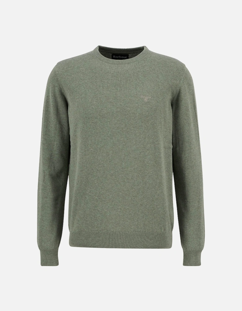 Pima Cotton Mens Crew Sweatshirt - Thyme