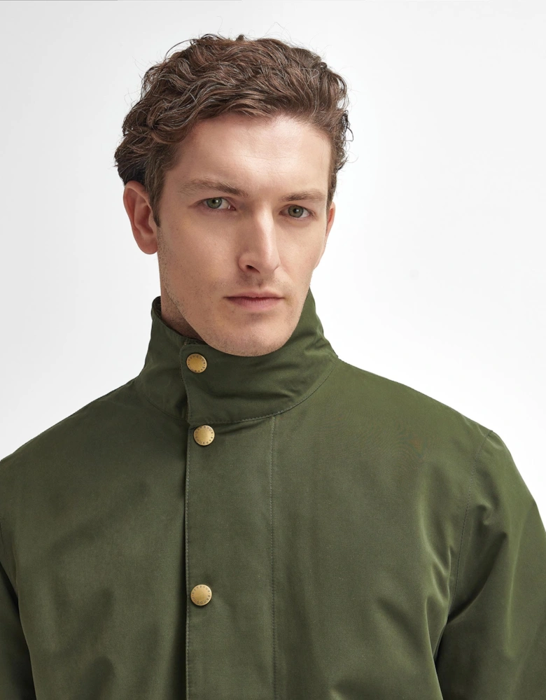 Winter Spoonbill Mens Waterproof Jacket - Olive