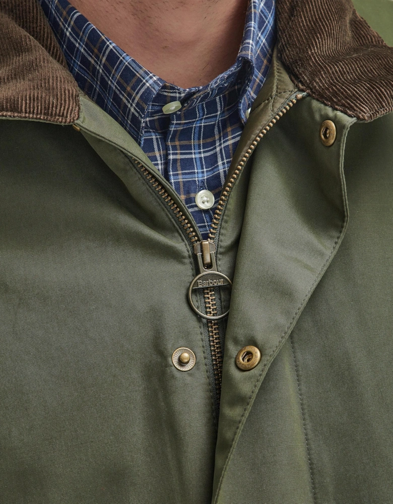 Winter Spoonbill Mens Waterproof Jacket - Olive