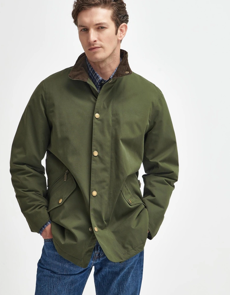 Winter Spoonbill Mens Waterproof Jacket - Olive