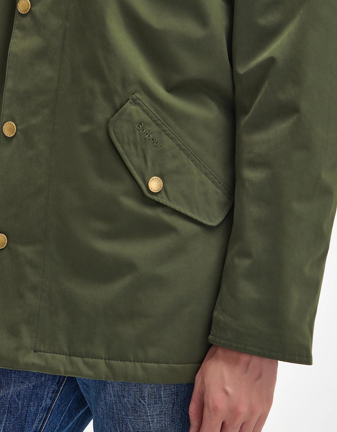 Winter Spoonbill Mens Waterproof Jacket - Olive