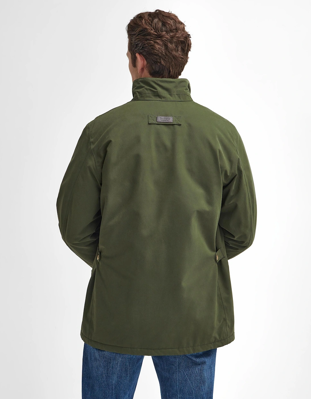 Winter Spoonbill Mens Waterproof Jacket - Olive