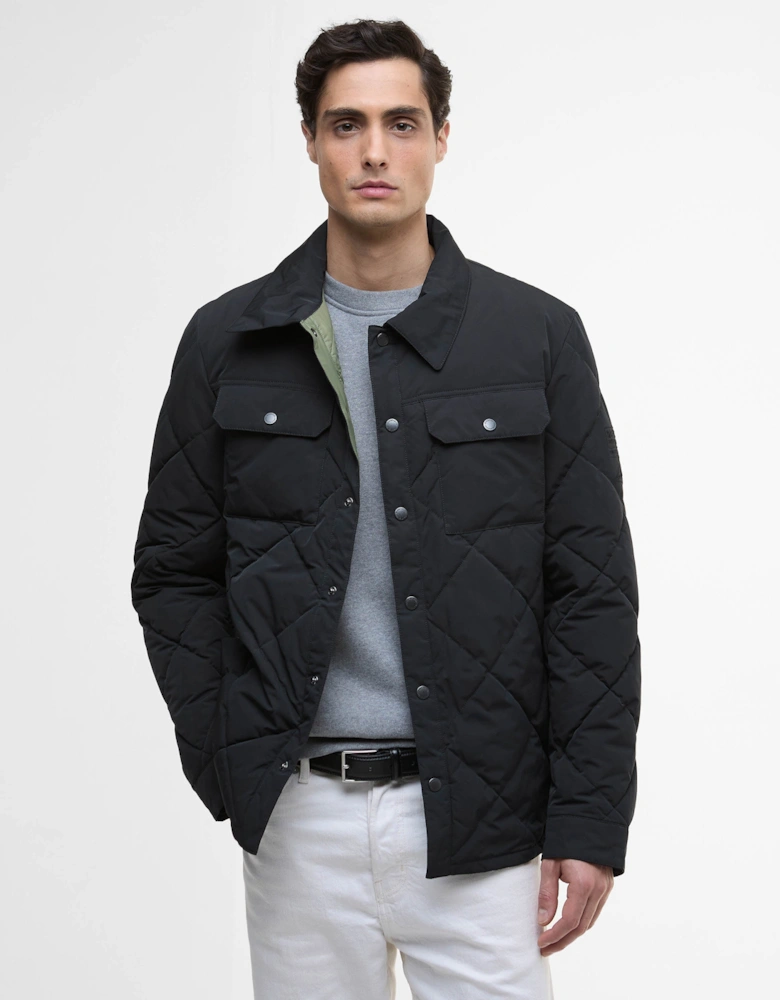 Axwell Mens Puffer Jacket - Black