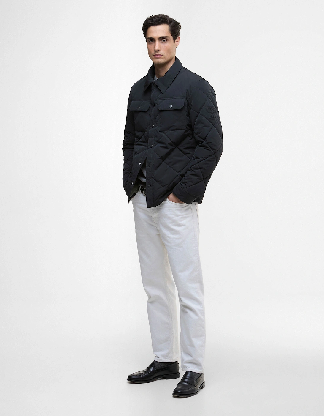 Axwell Mens Puffer Jacket - Black
