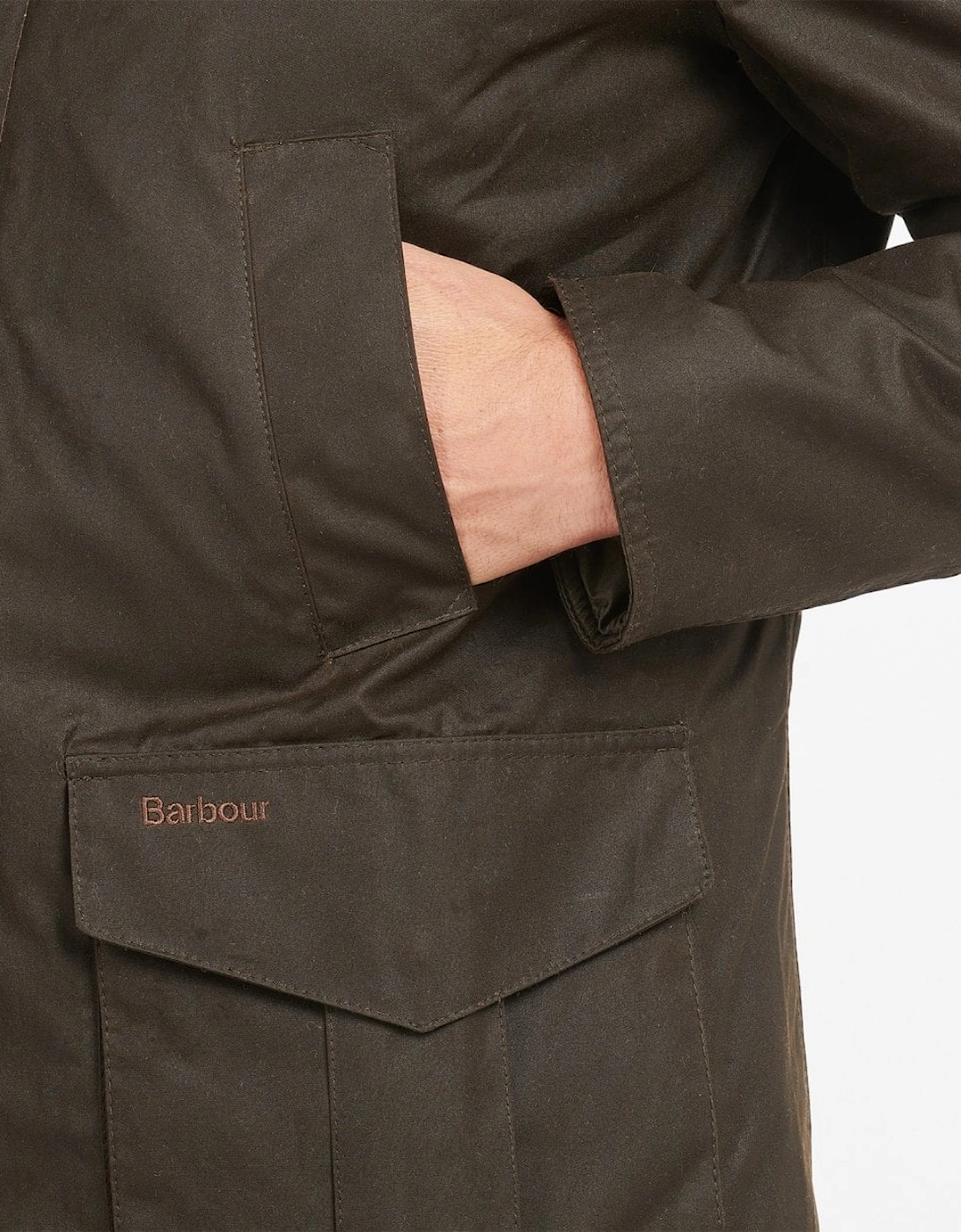 Hereford Mens Wax Jacket - Olive