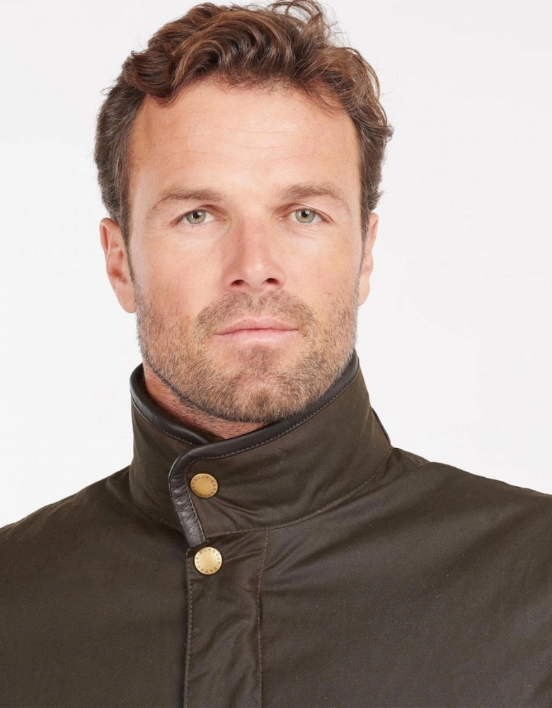 Hereford Mens Wax Jacket - Olive