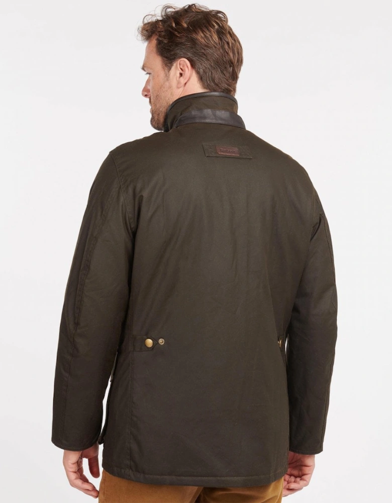 Hereford Mens Wax Jacket - Olive