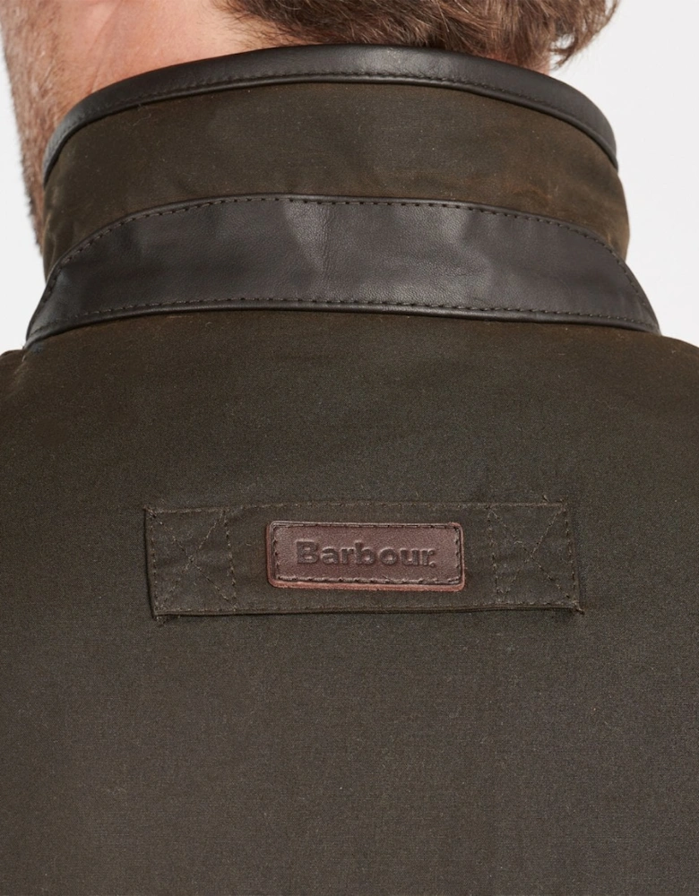 Hereford Mens Wax Jacket - Olive