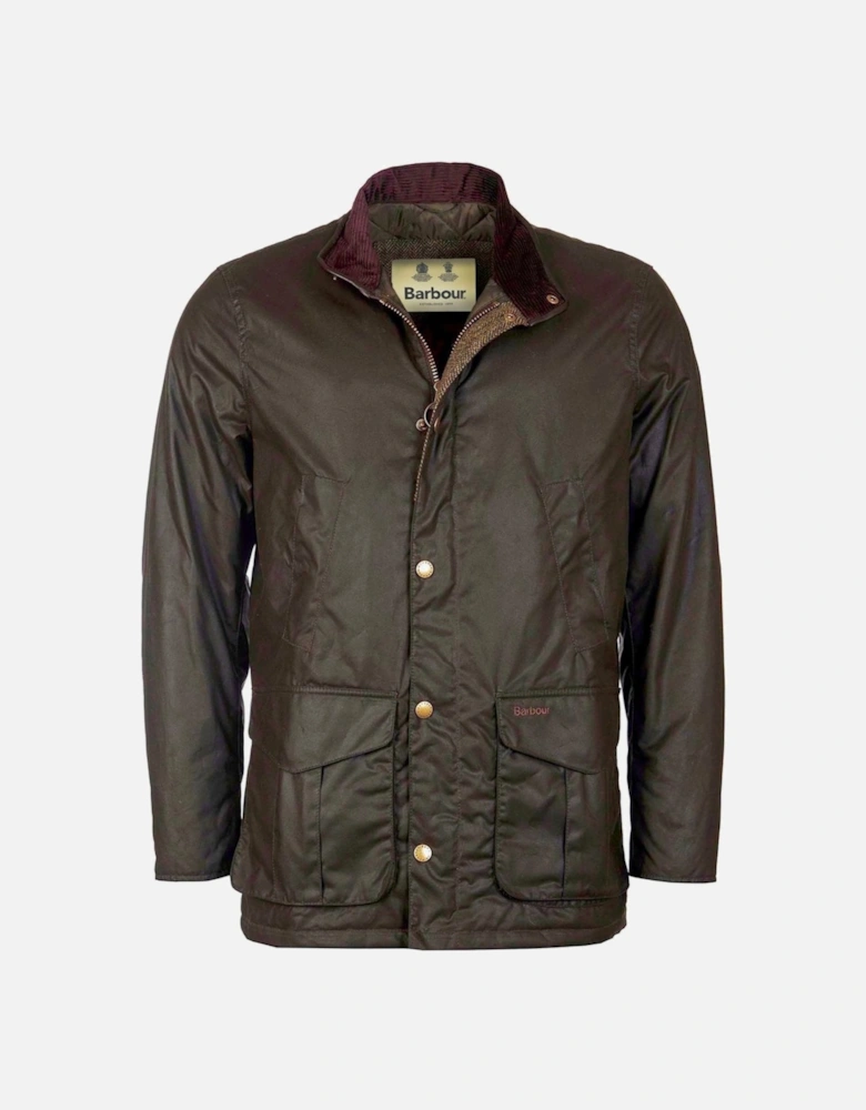 Hereford Mens Wax Jacket - Olive
