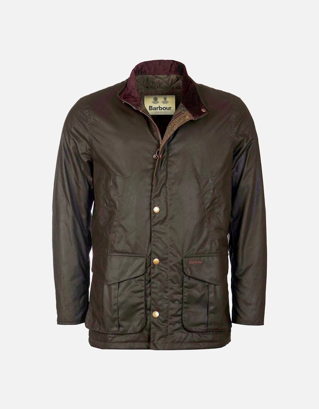 Hereford Mens Wax Jacket - Olive