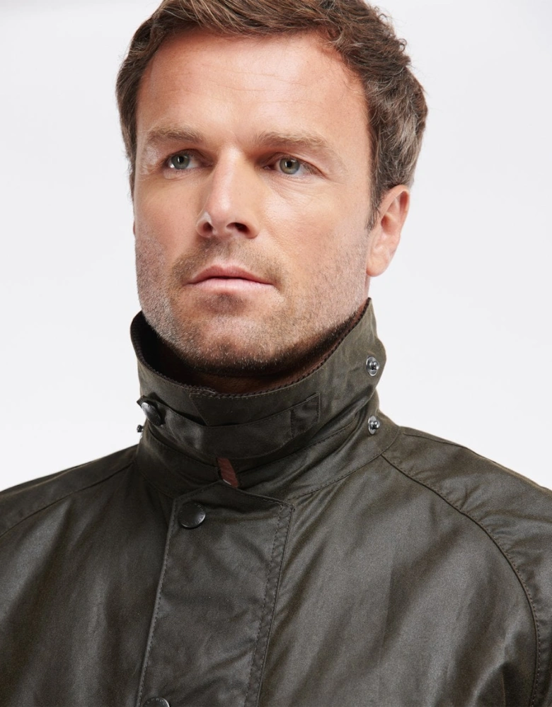 Bristol Wax Mens Jacket - Olive