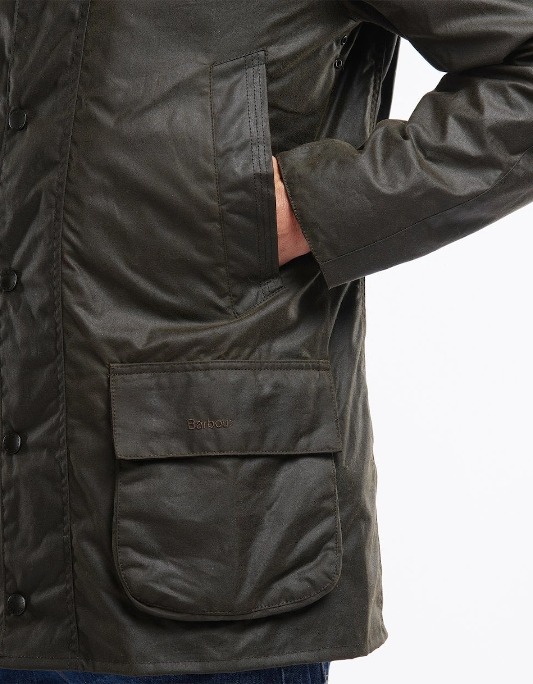 Bristol Wax Mens Jacket - Olive