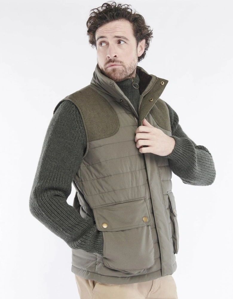 Bradford Mens Padded Gilet - Forest