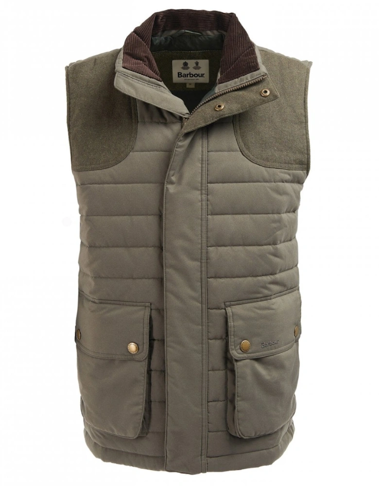 Bradford Mens Padded Gilet - Forest