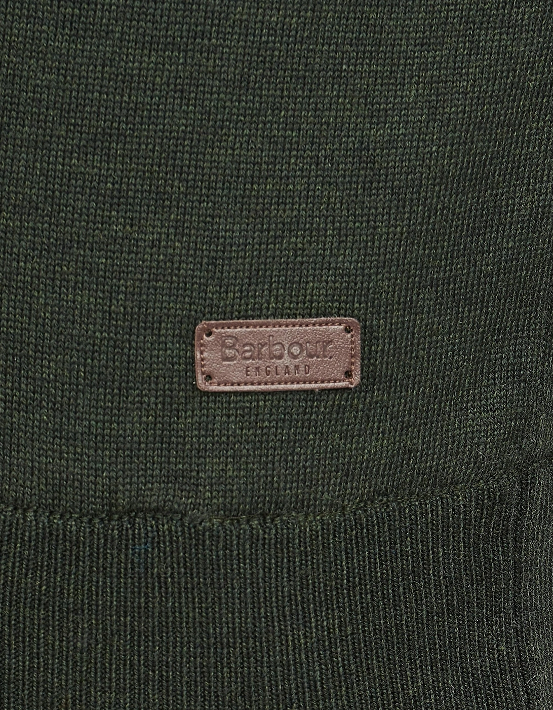 Gamlin Mens Half Zip Jumper - Olive