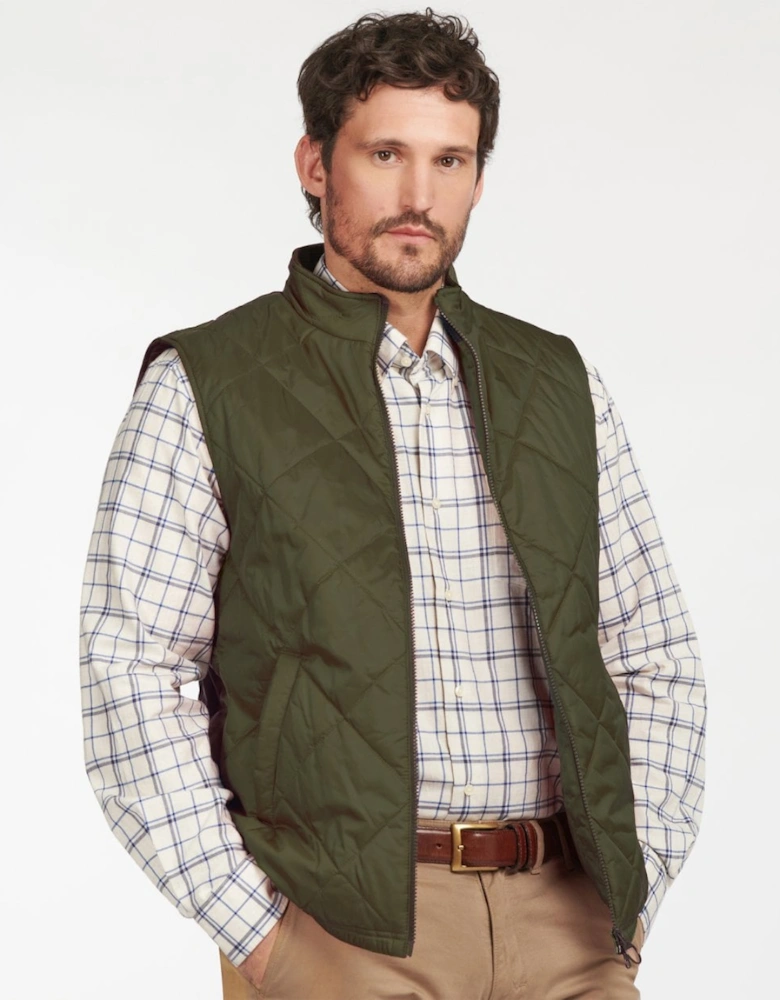 Finn Mens Gilet - Olive