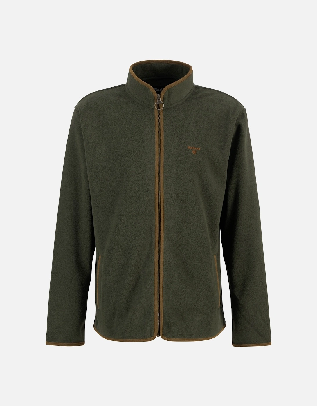 Harwood Mens Zip Thru Fleece - Olive, 2 of 1