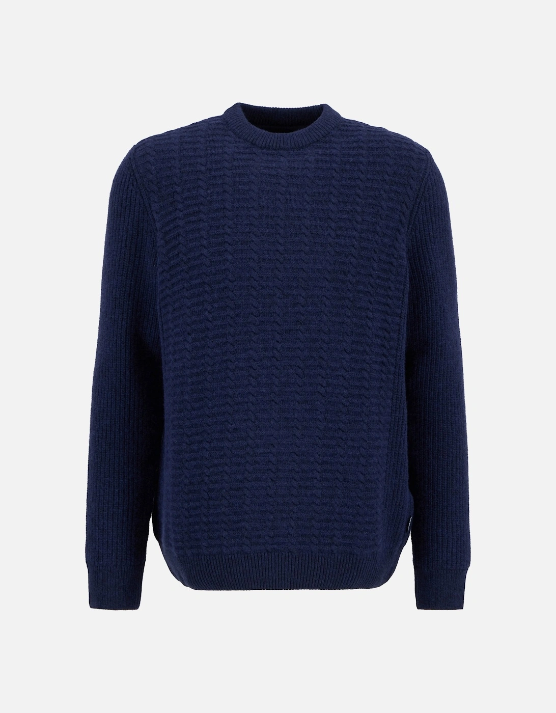Cleveland Mens Crew Neck Sweater - Navy, 2 of 1