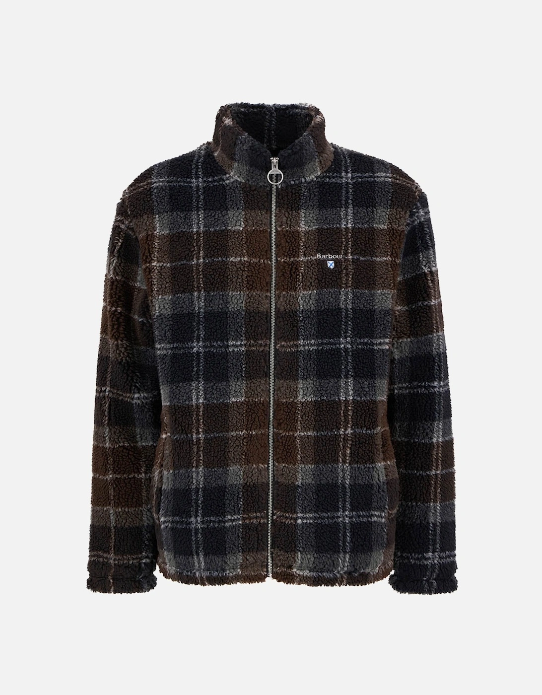 Tartan Fleece Zip Through - Midnight Oak Tartan, 2 of 1