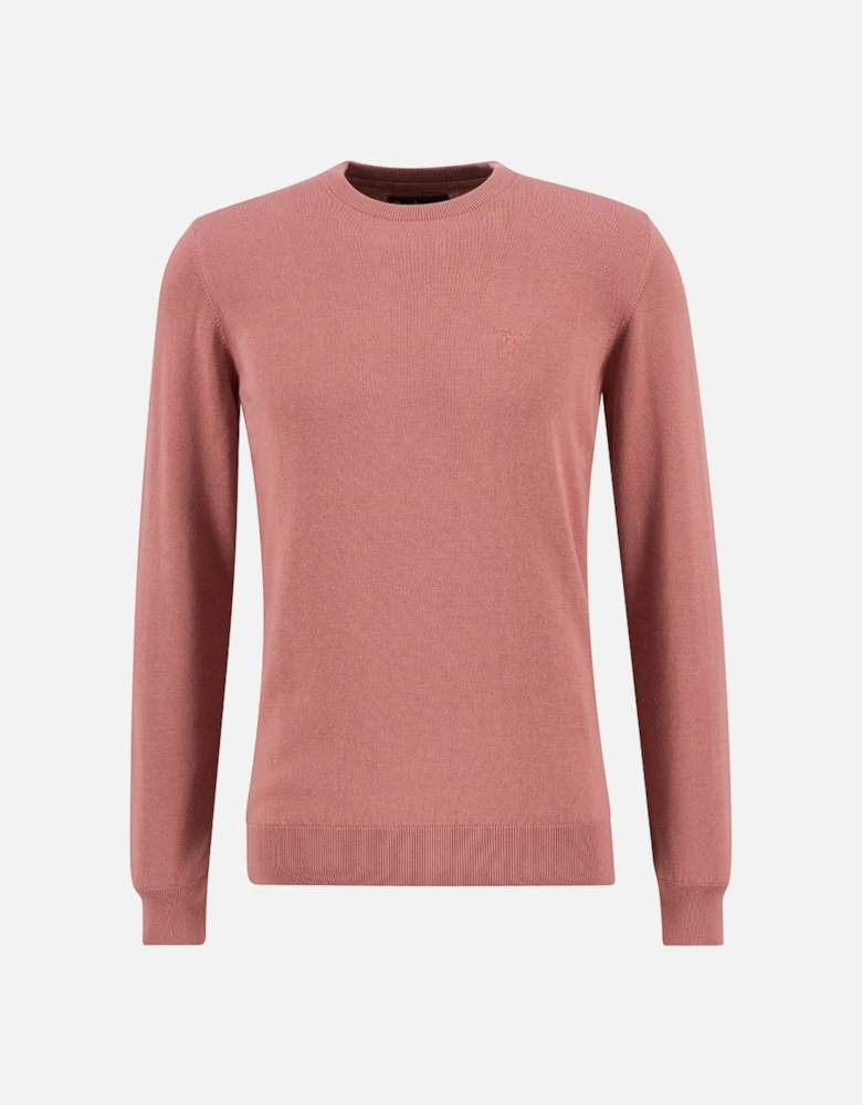 Pima Cotton Mens Crew Sweatshirt - Earth Pink