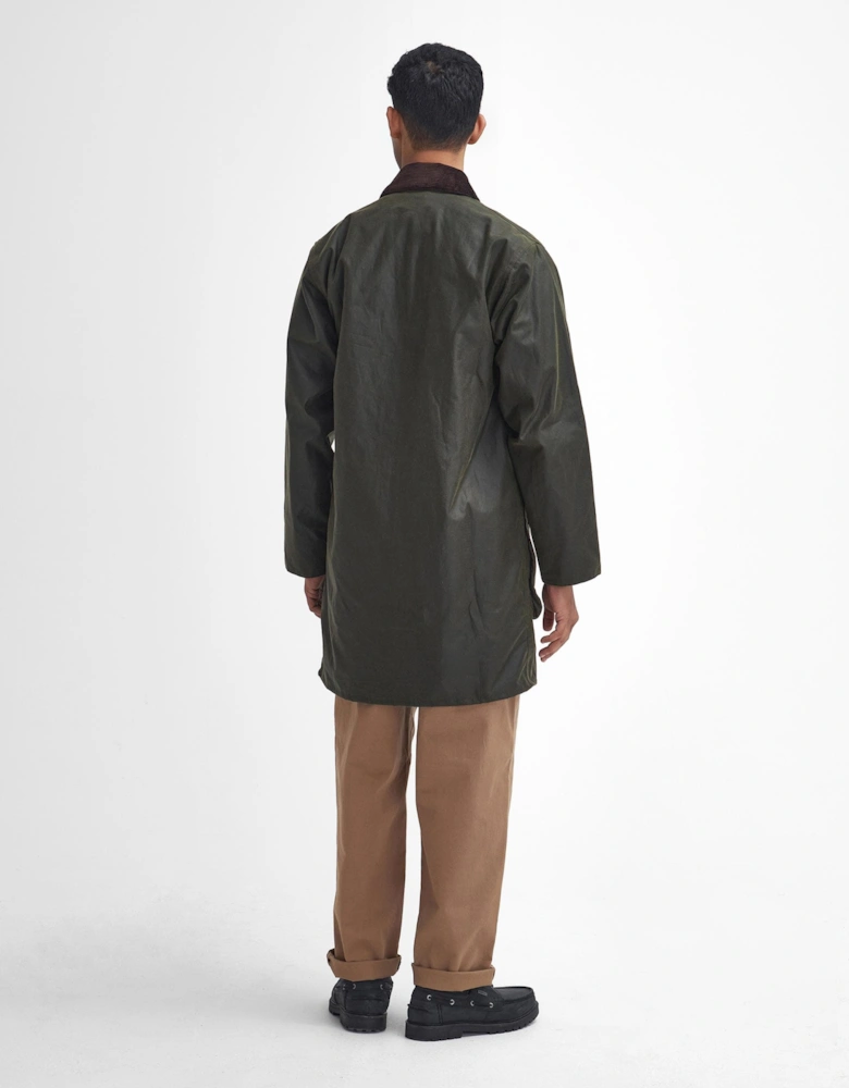Border Mens Wax Jacket - Archive Olive