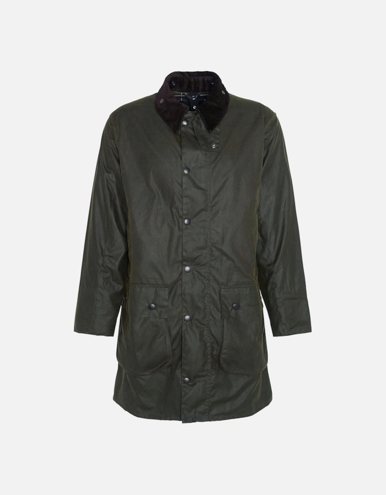 Border Mens Wax Jacket - Archive Olive