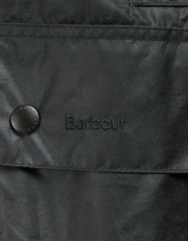 Border Mens Wax Jacket - Sage